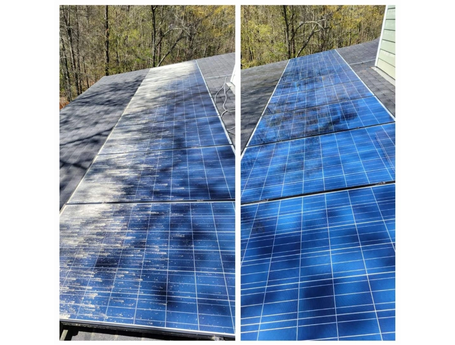 Solar Panel Cleaning Collage 1